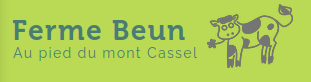 Le logo de la ferme Beun au pied du mont cassel